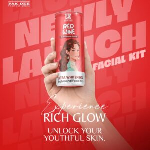 Red Wine – Ultra Whitening Professional Facial Kit (Hydra Water Facial)