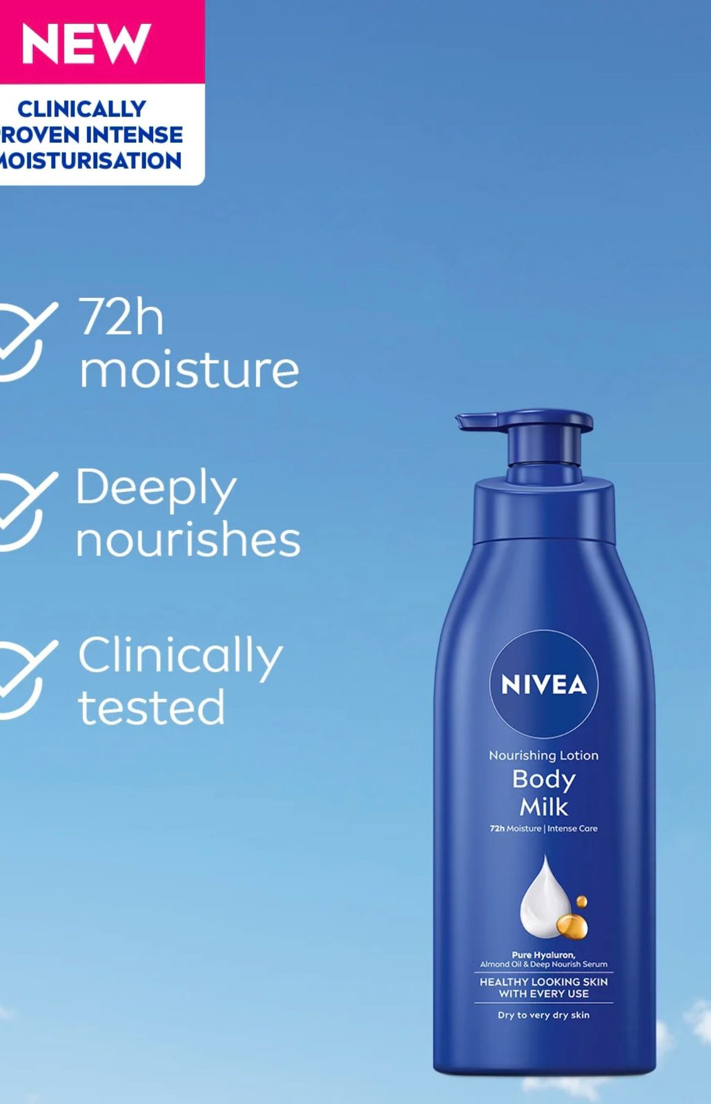 NIVEA Nourishing Body Milk – 72h Moisture - Image 4