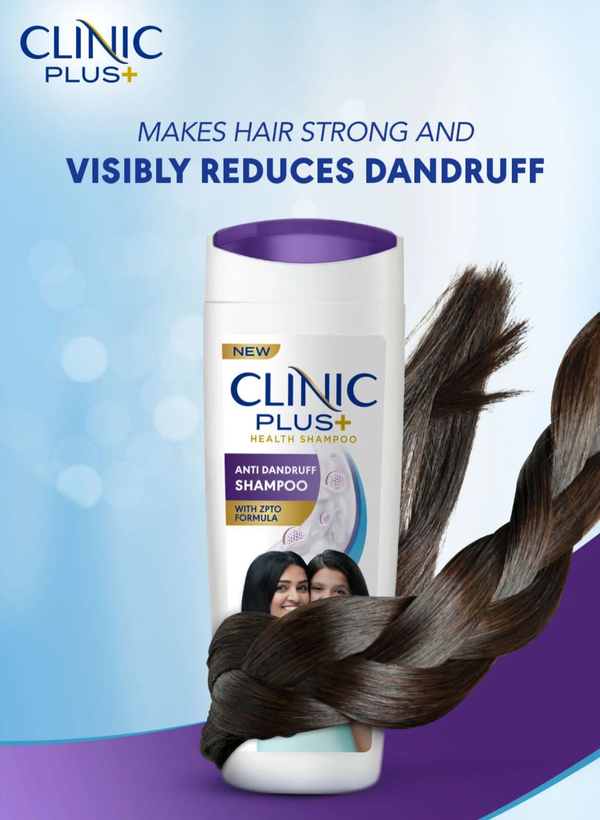 Clinic Plus Strong Scalp Anti-Dandruff Shampoo, 175ml - Image 2