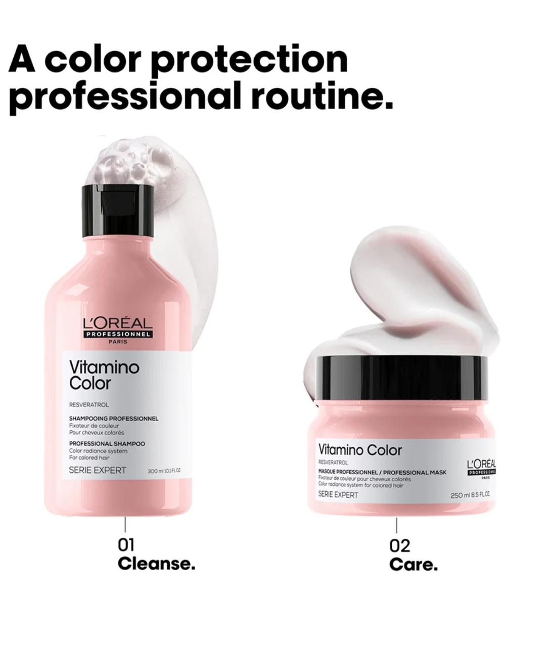 L'Oreal Professionnel Vitamino Color Shampoo & Hair Mask Combo For Color Treated Hair