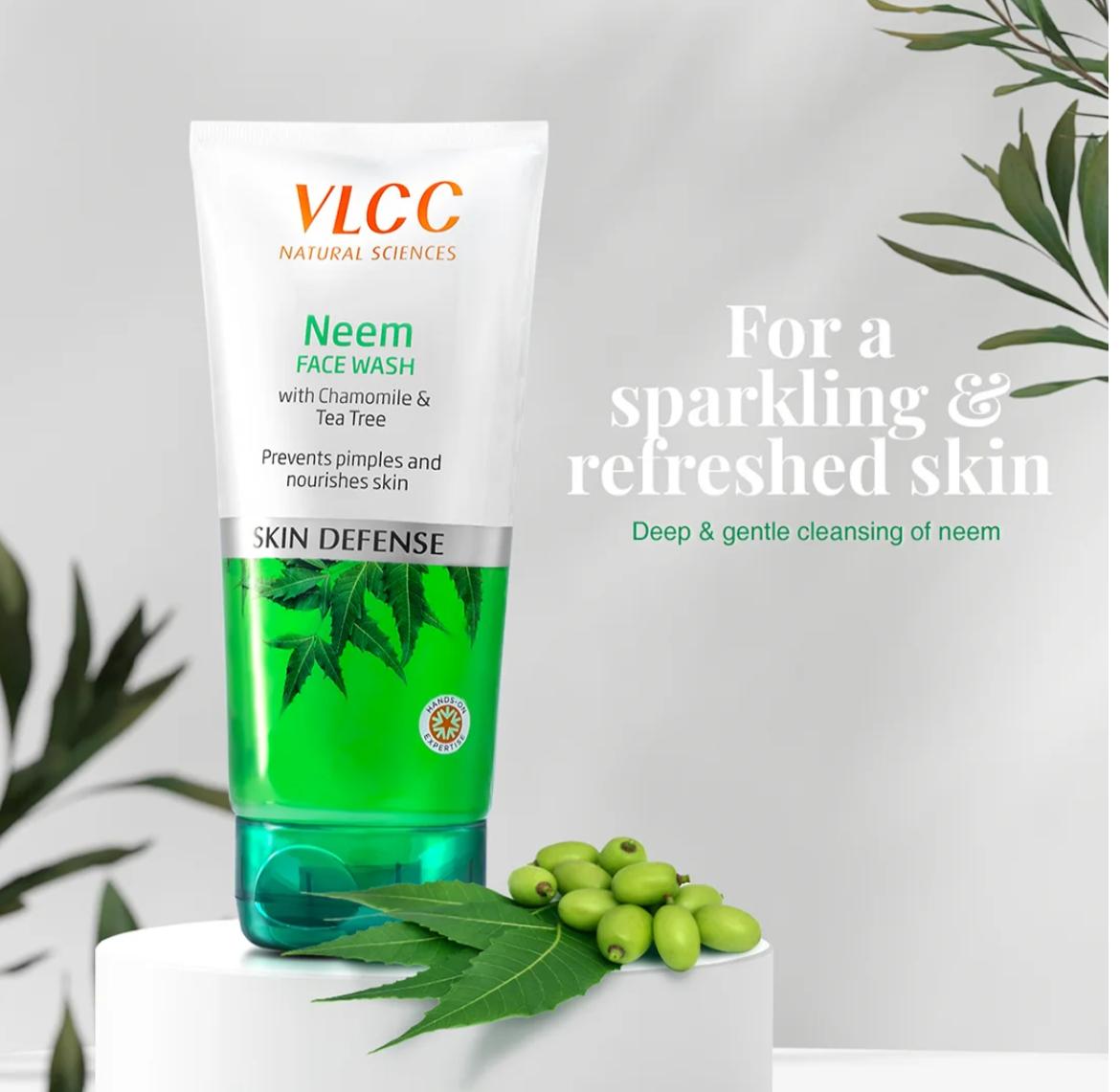 VLCC Neem Face Wash - 150ml X 2 - Image 3