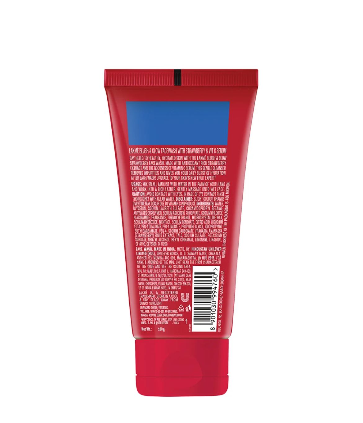 Lakme Blush & Glow Exfoliating Face Wash with Vitamin C Serum,100gm - Image 5