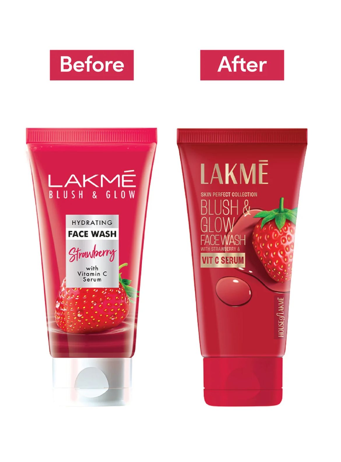 Lakme Blush & Glow Exfoliating Face Wash with Vitamin C Serum,100gm - Image 2