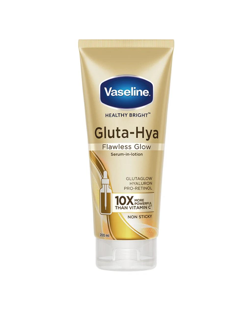 Vaseline Gluta-Hya Flawless Glow Lotion for Face & Body 200ml