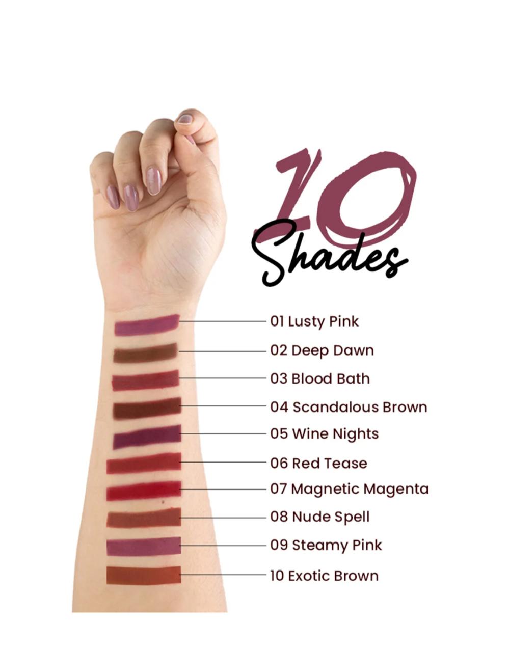 MARS Matte Lip Liner Set of 10 - Image 3