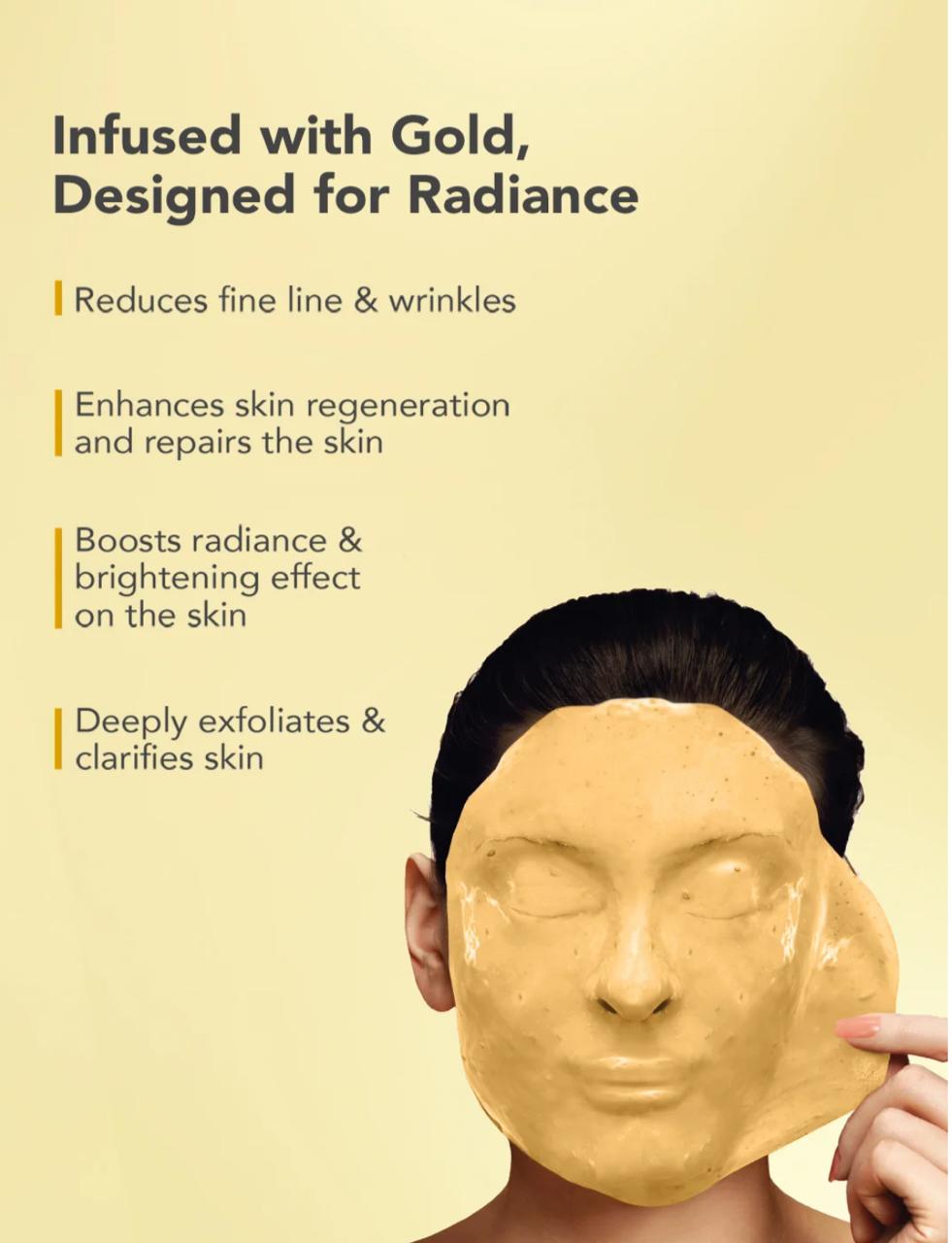 O3+ SkinSolutions Gold Infusion Facial Kit (Single Use) - Image 2