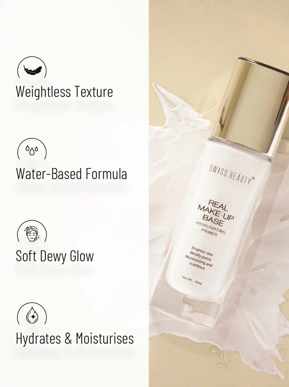 Swiss Beauty Real Make-Up Base Highlighting Primer - Image 3