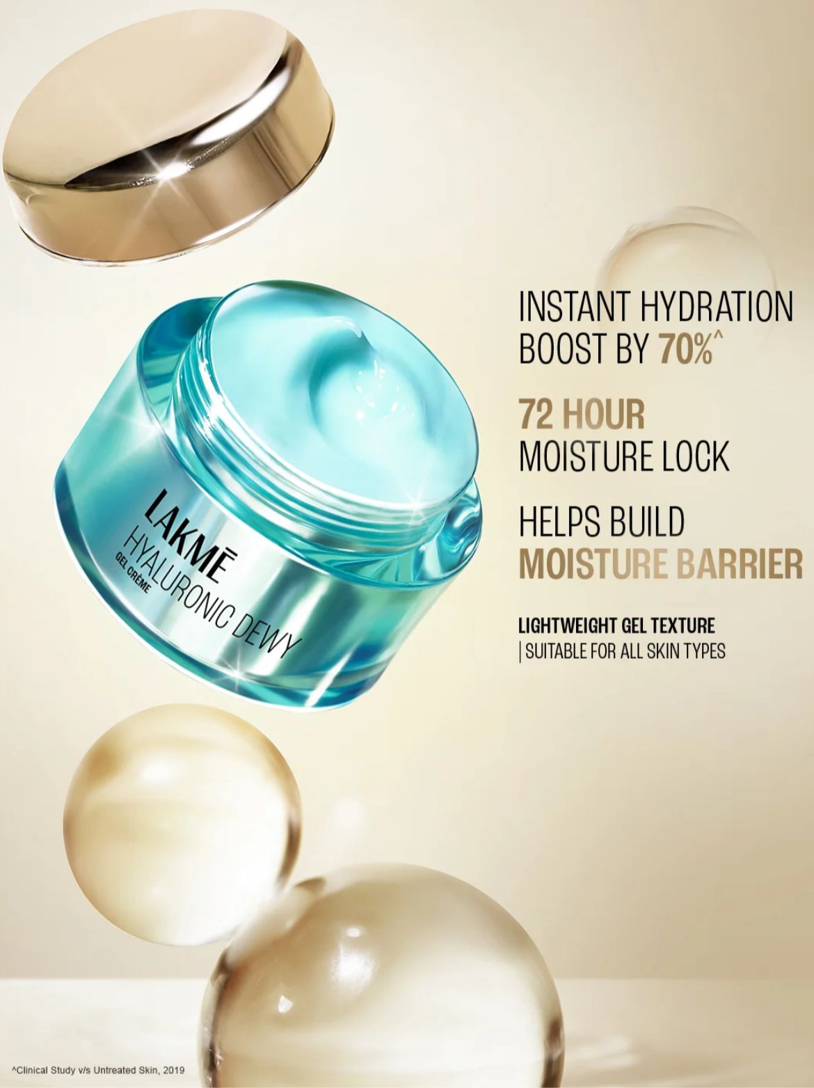 Lakmé Hyaluronic Dewy Gel Crème 50g - Image 2