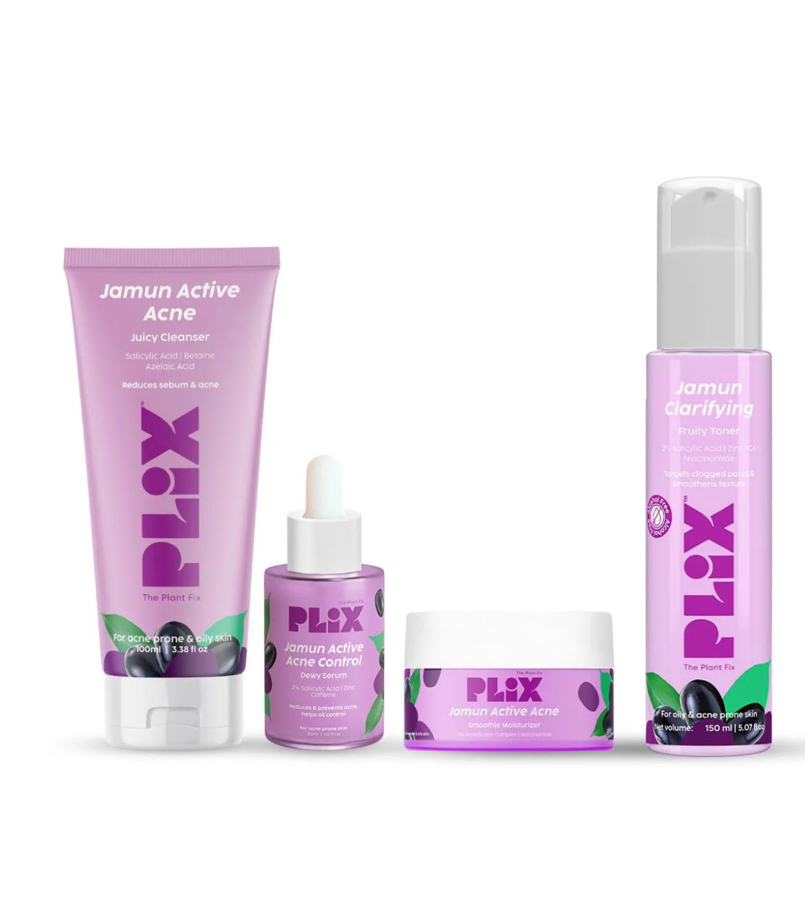 PLIX Jamun Active Acne Control Skincare Kit