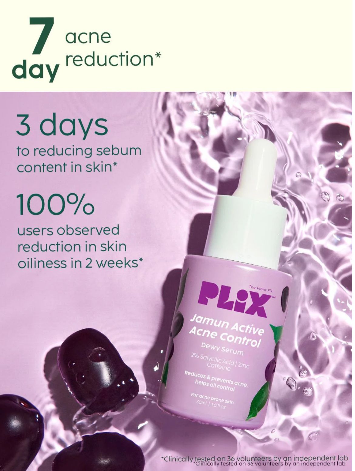 PLIX Jamun Active Acne Control Skincare Kit - Image 4