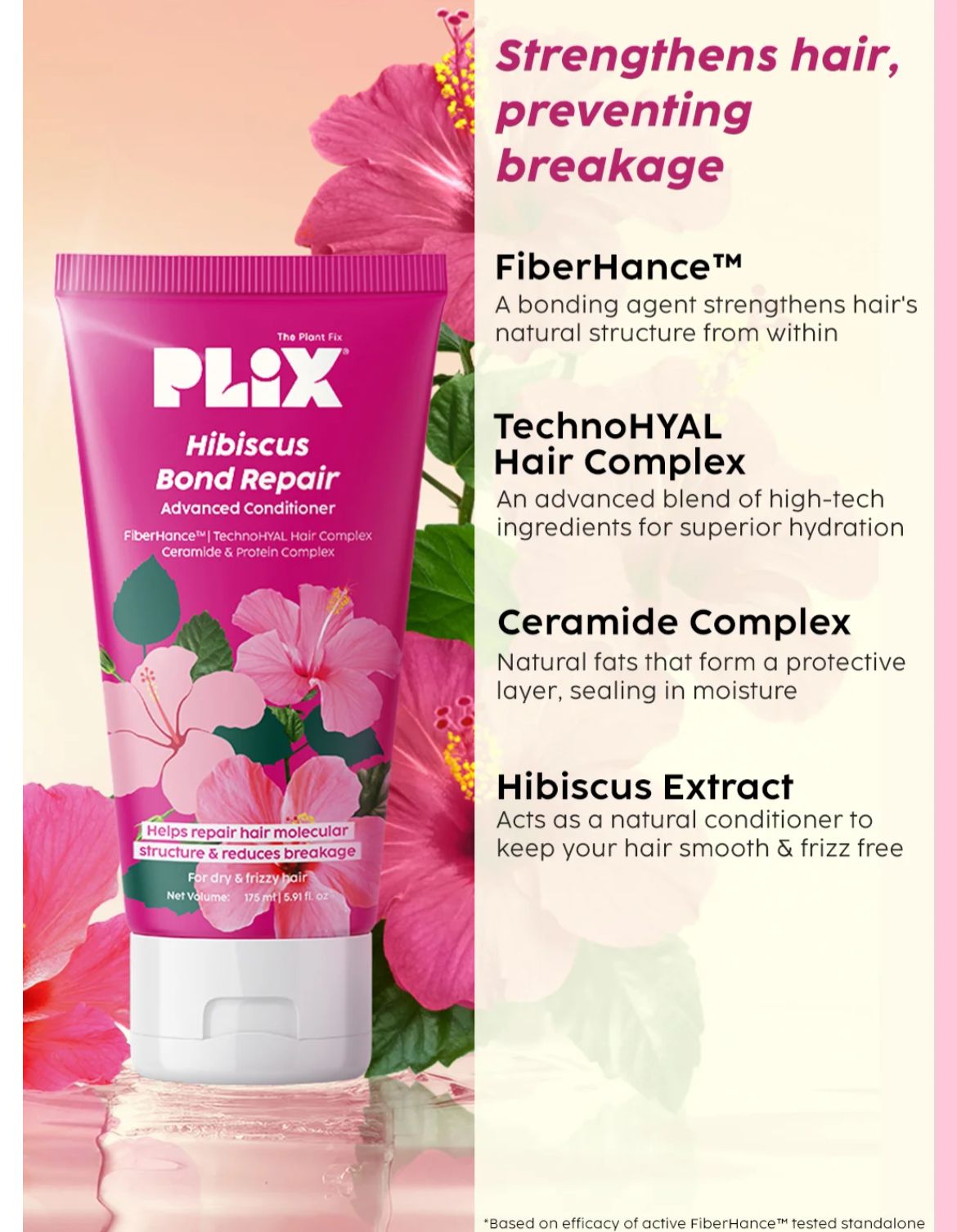 PLIX Hibiscus Bond Repair Advanced Conditioner - Image 3