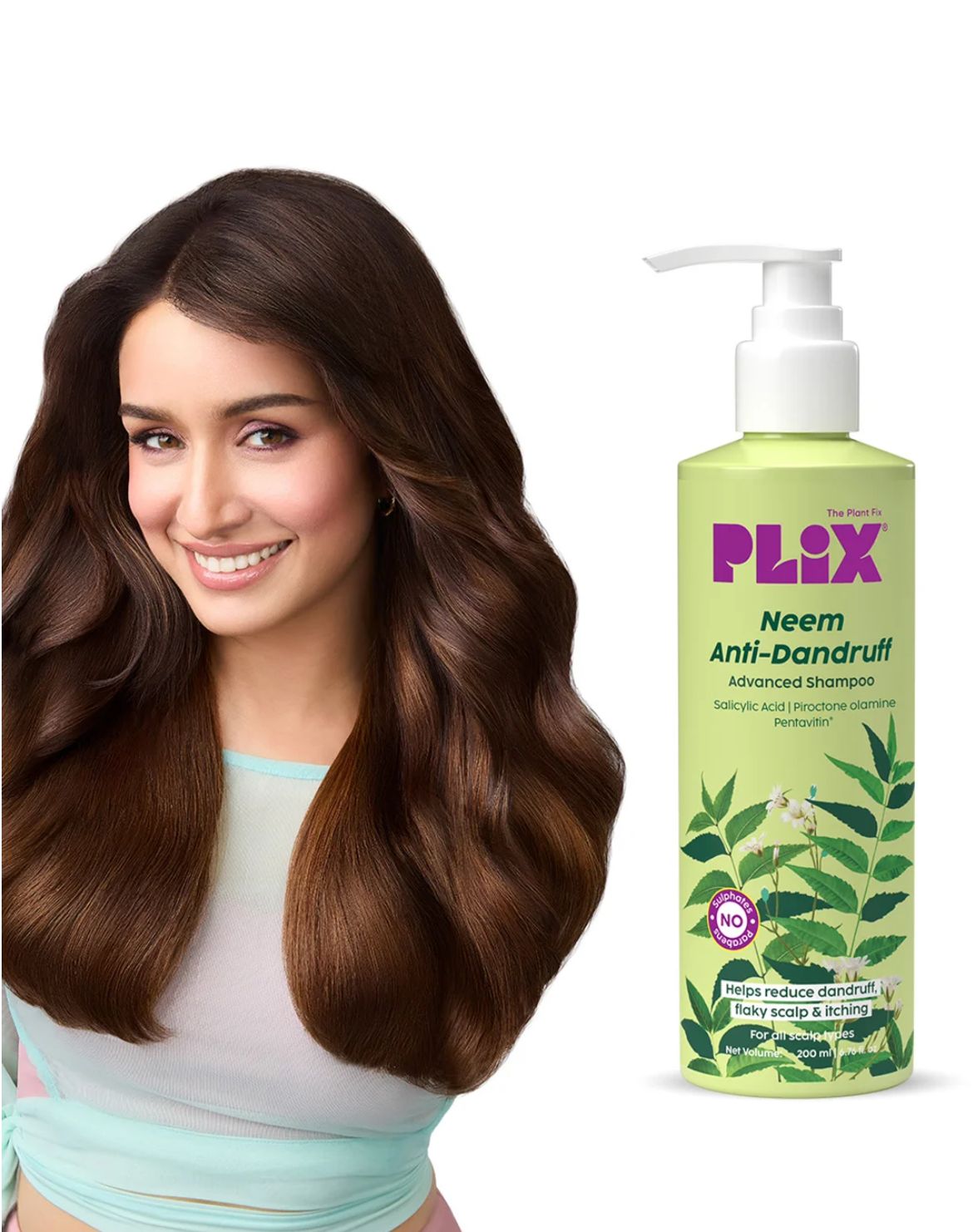 PLIX Neem Anti-Dandruff Advanced Shampoo