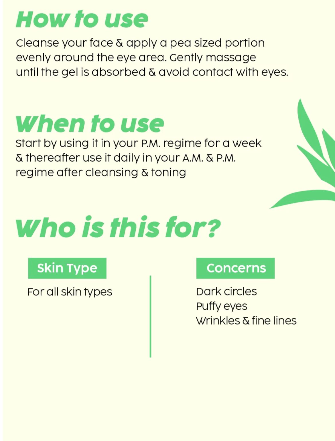 PLIX Guava Fresh Eyes Puddin’ Under Eye Gel - Image 2