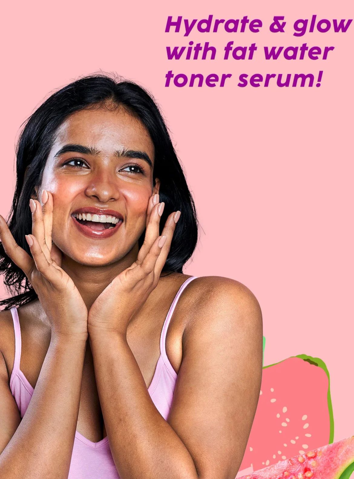 PLIX Guava & Roses Glow Fat Water Toner Serum - Image 4