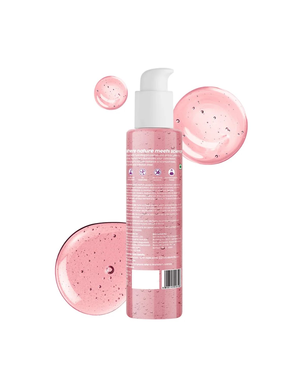 PLIX Guava & Roses Glow Fat Water Toner Serum - Image 6