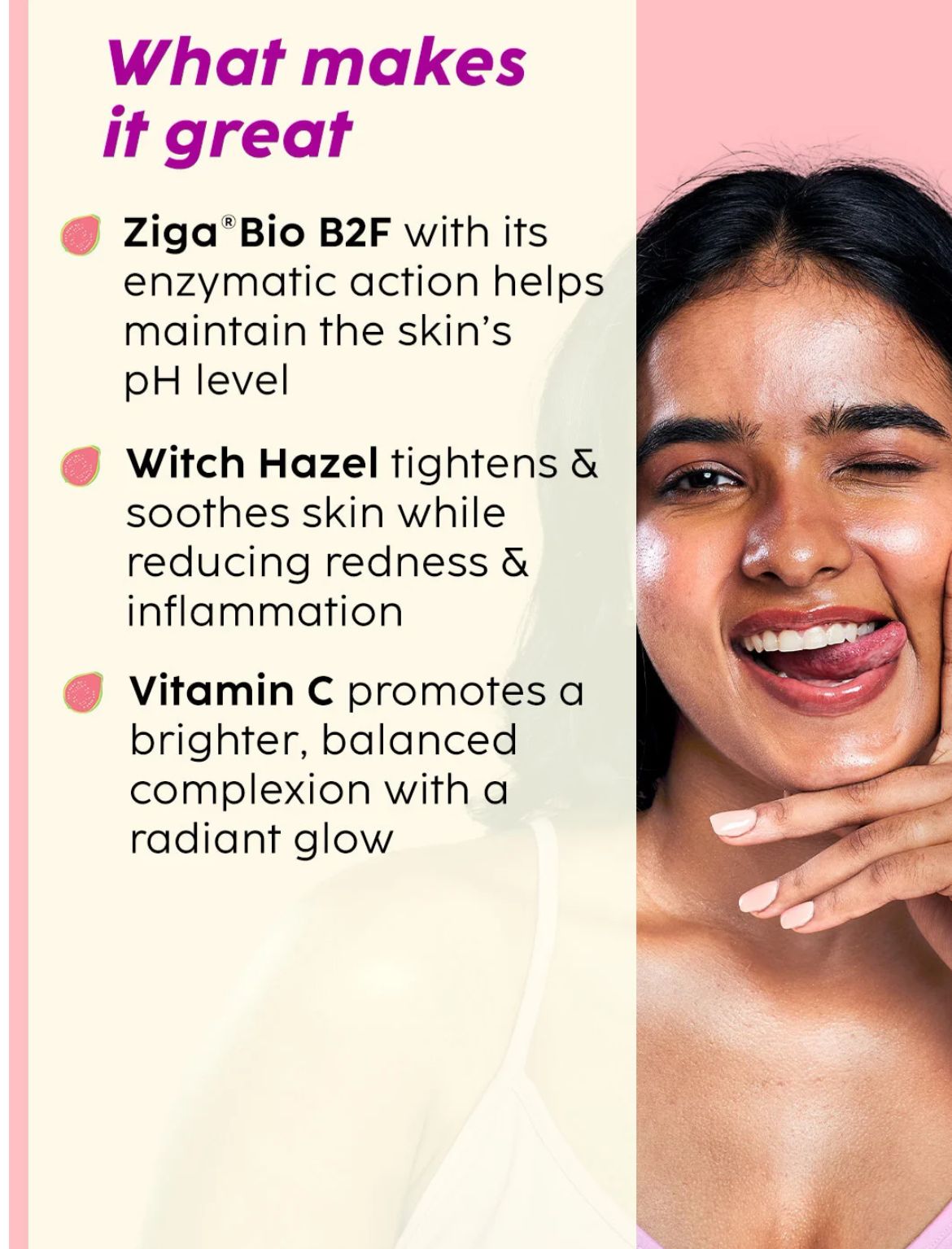 PLIX Guava & Roses Glow Fat Water Toner Serum - Image 2