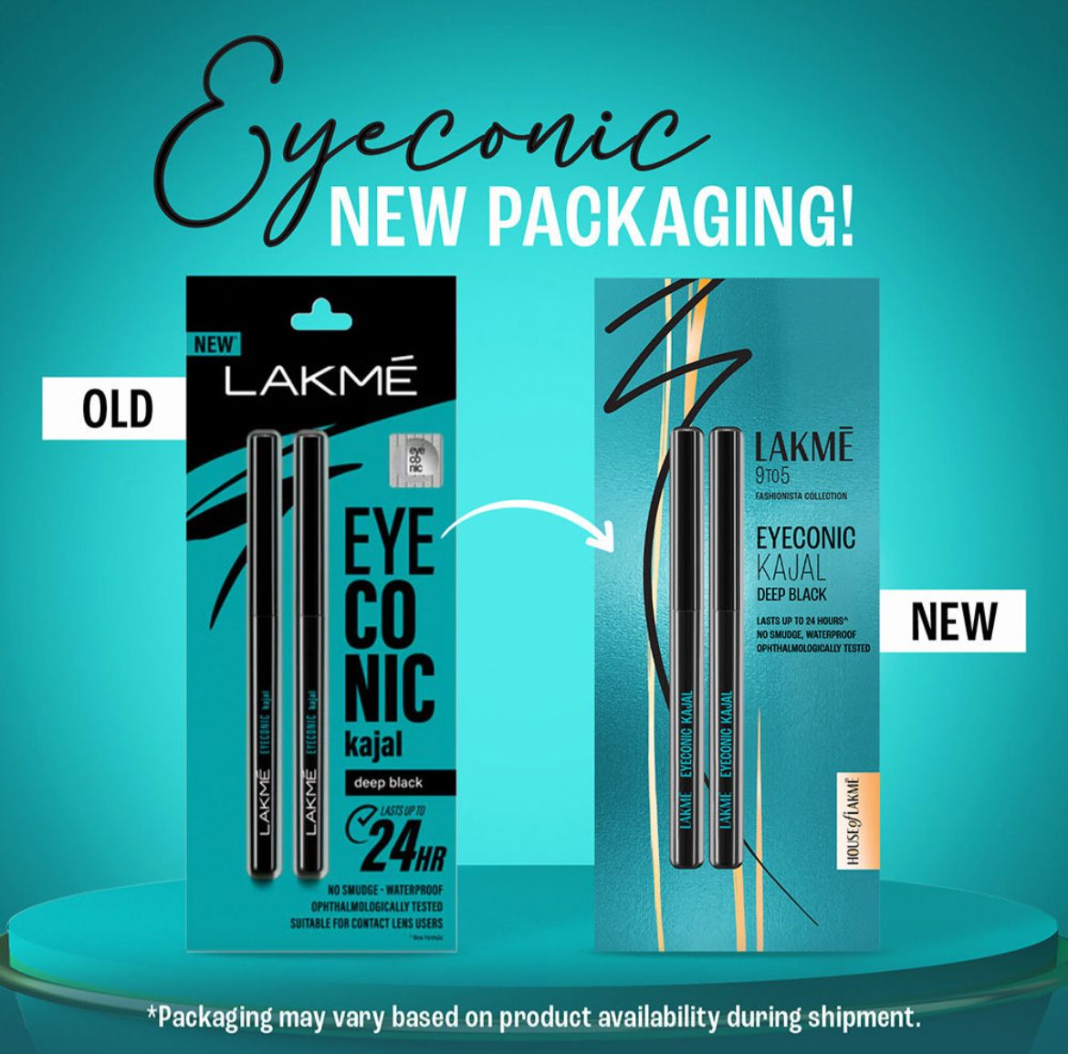 Lakmé Eyeconic Kajal – Deep Black (9 to 5 Fashionista Collection) - Image 2