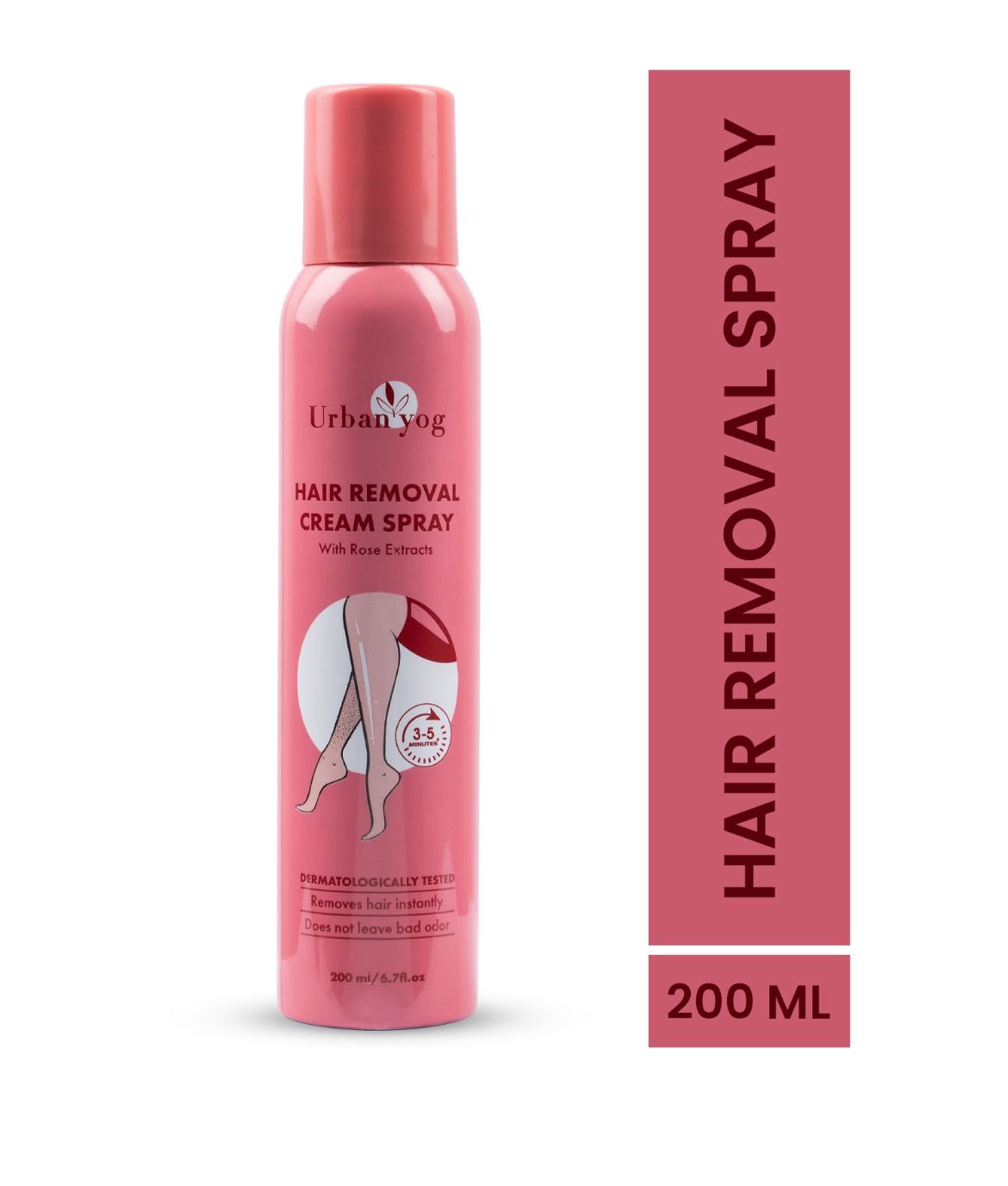 UrbanYog Hair Removal Cream Spray with Rose Extracts
