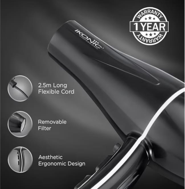 IKONIC Pro 2000W Hair Dryer - Image 7