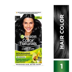 Garnier Color Naturals Crème Riche Hair Color – Shade 1 Natural Black