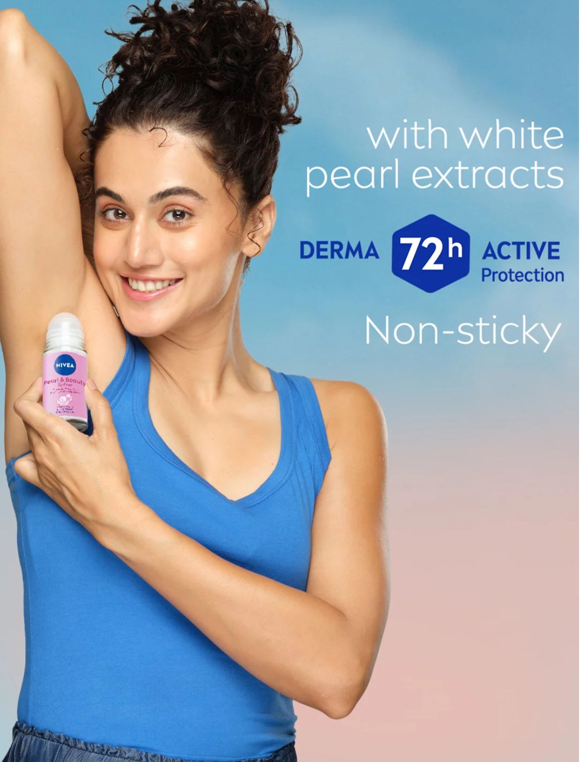 NIVEA Pearl & Beauty Radiance Roll-On Deodorant (72h Protection) - Image 3