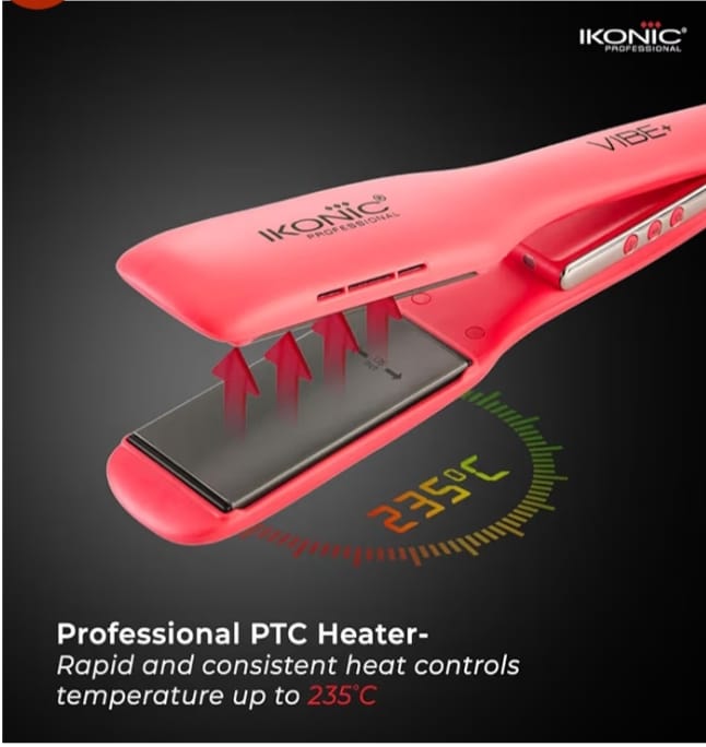 IKONIC Vibe Professional Hair Straightener (235°C)